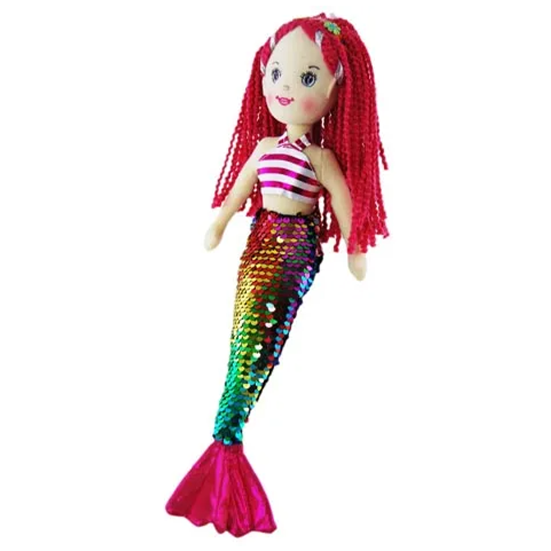 Sequin store mermaid doll