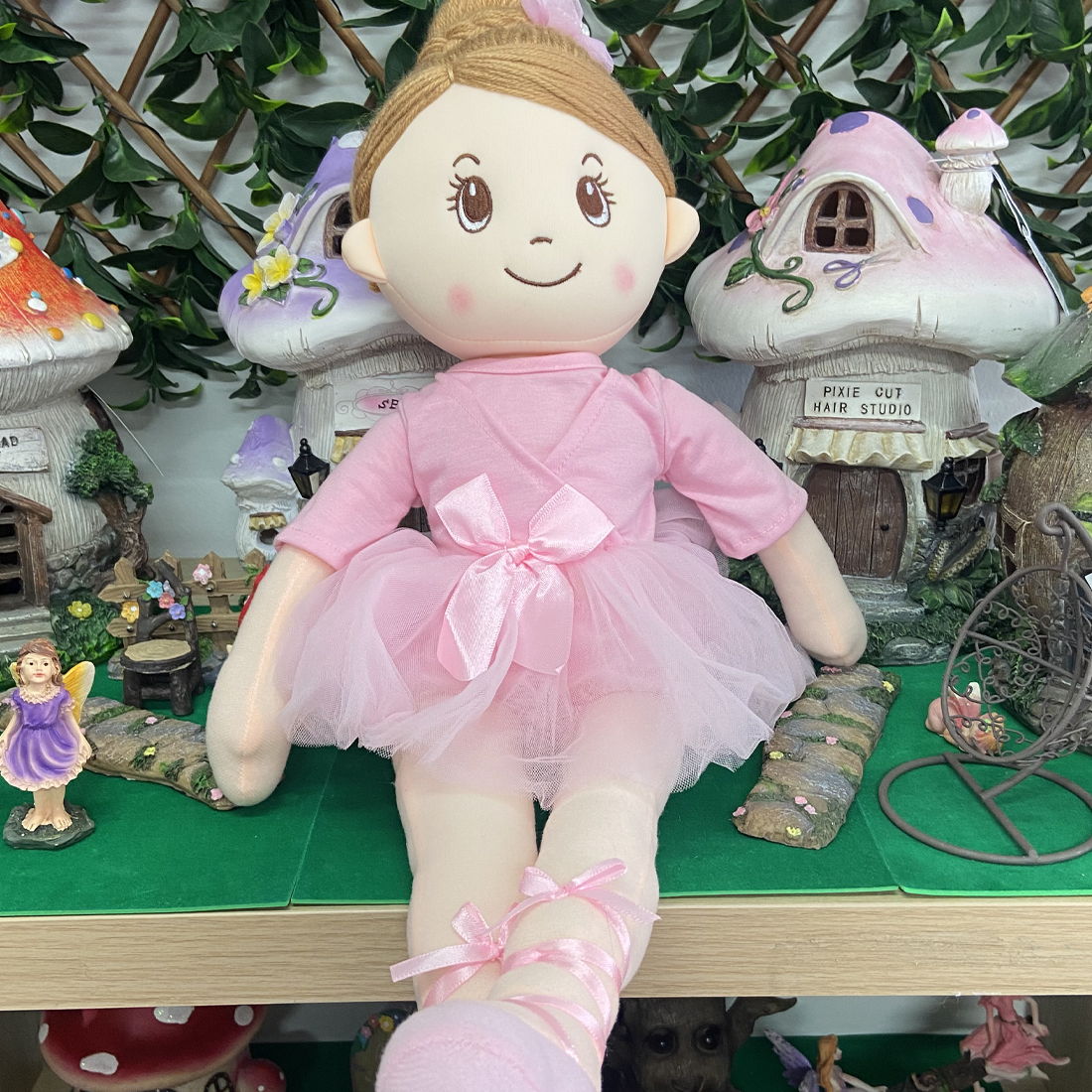 Mad Ally Ballerina Fairy Soft Pink 57cm Plush Doll The Fairy Shop