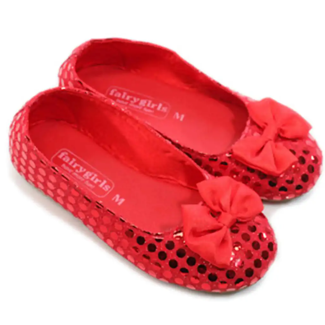 Girls red dorothy discount shoes