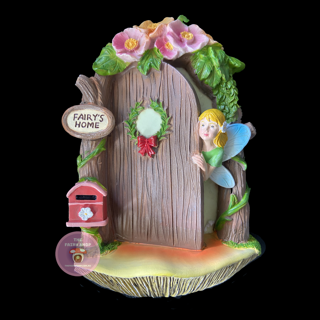 4 Piece Fairy Door With Windows Set