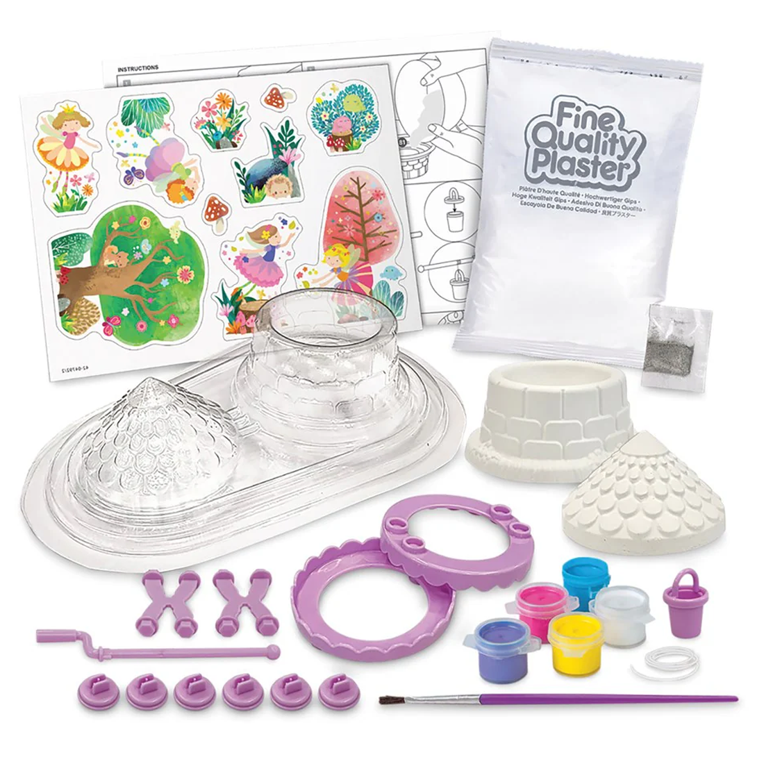 4M KidzMaker Mould & Paint Fairy Wishing Well