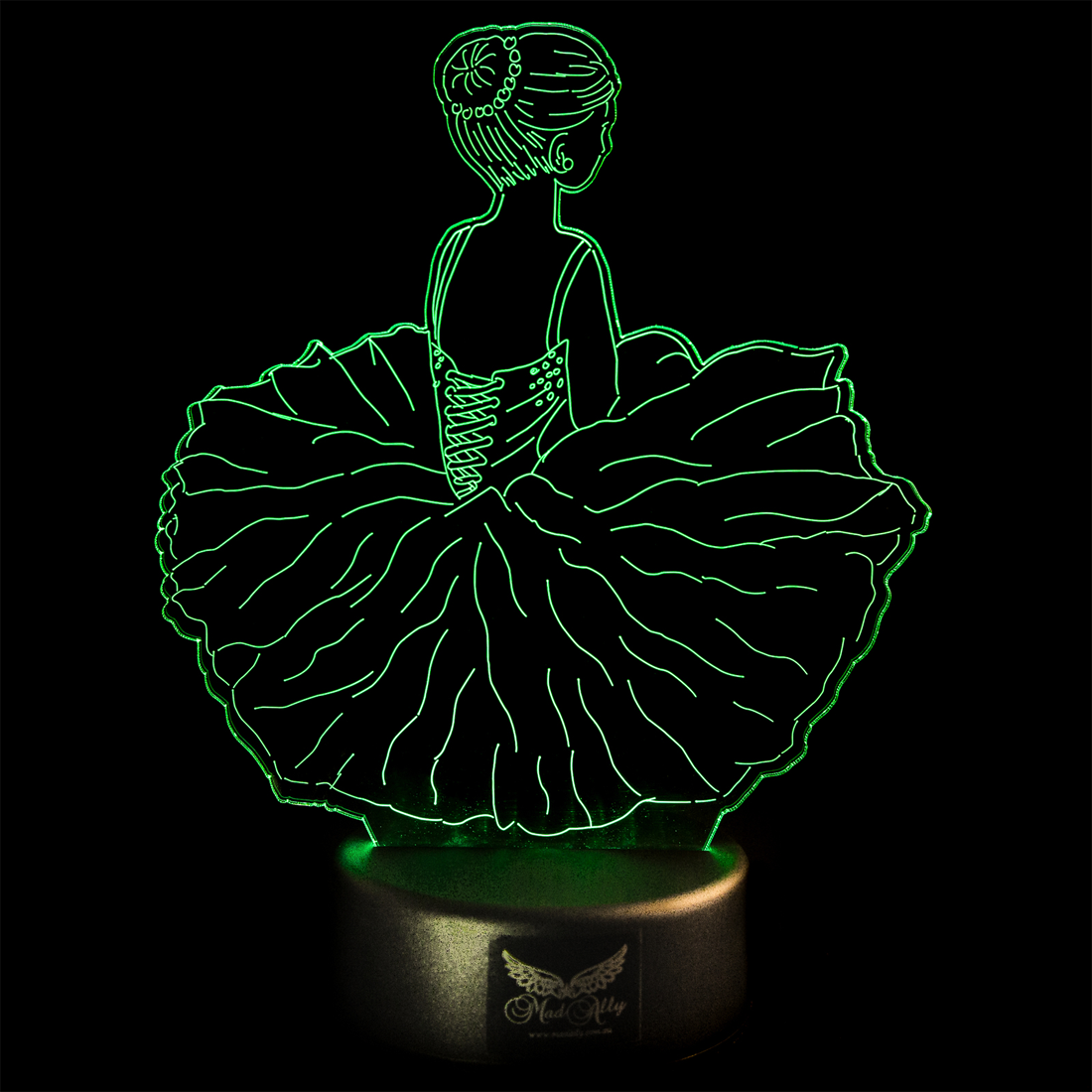 Ballerina 3D Colour Changing Light