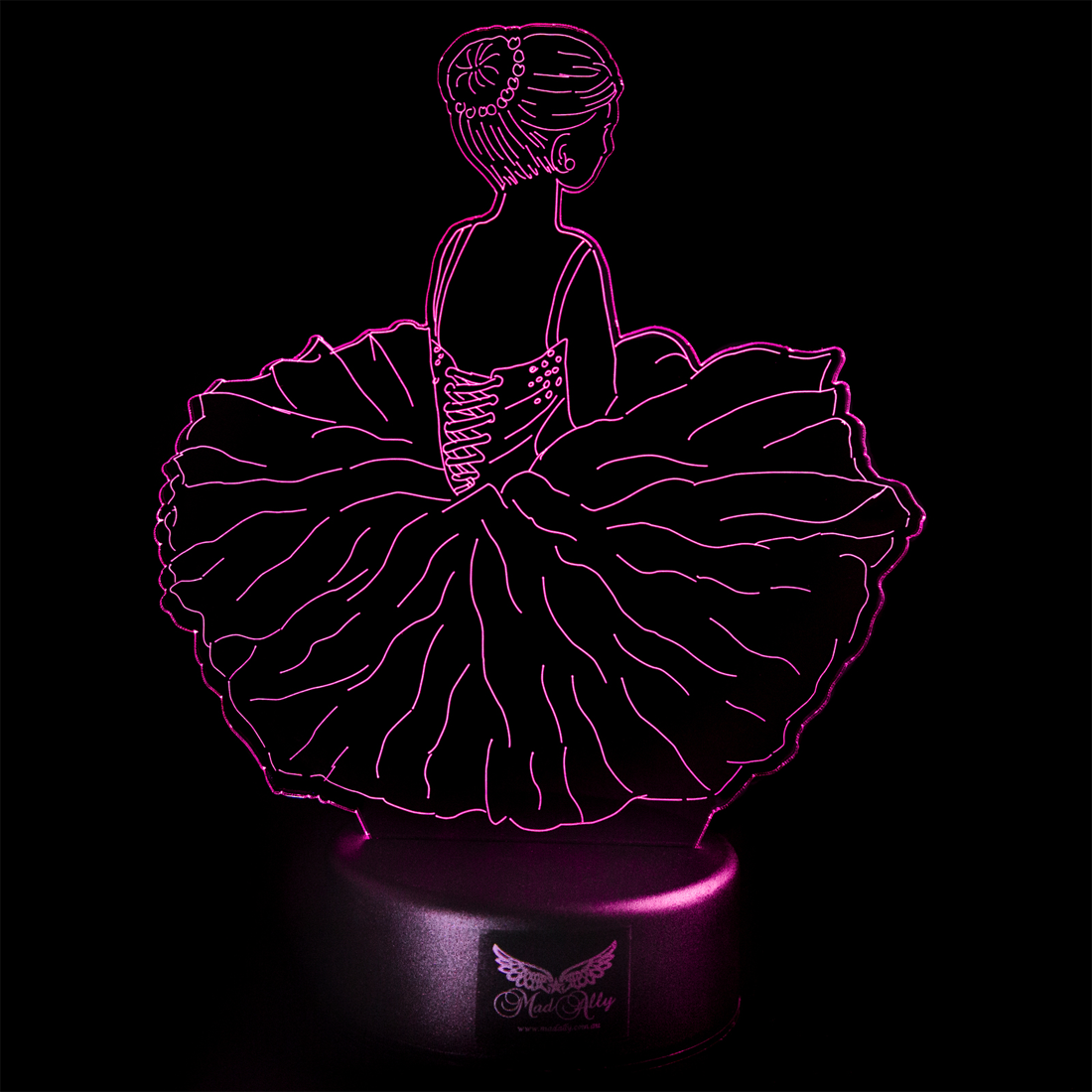 Ballerina 3D Colour Changing Light