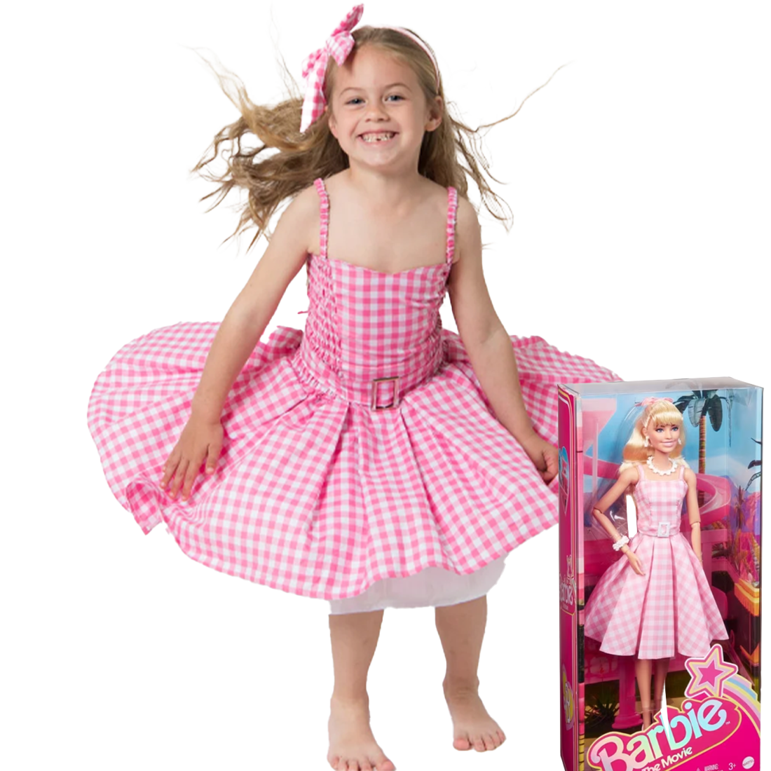 Barbie Movie Inspired Dress and Free Barbie Movie Doll