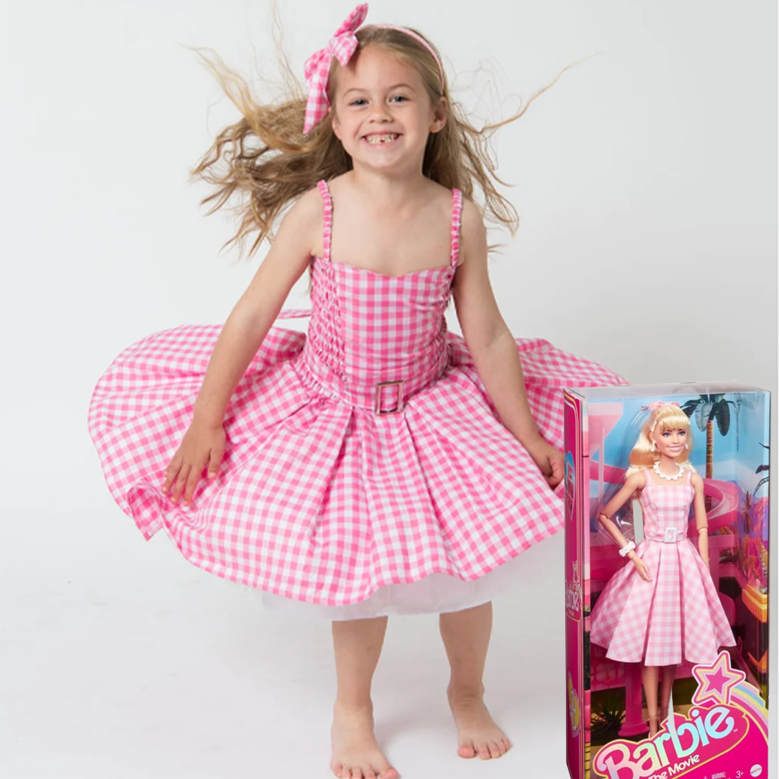 Barbie Movie Inspired Dress and Free Barbie Movie Doll