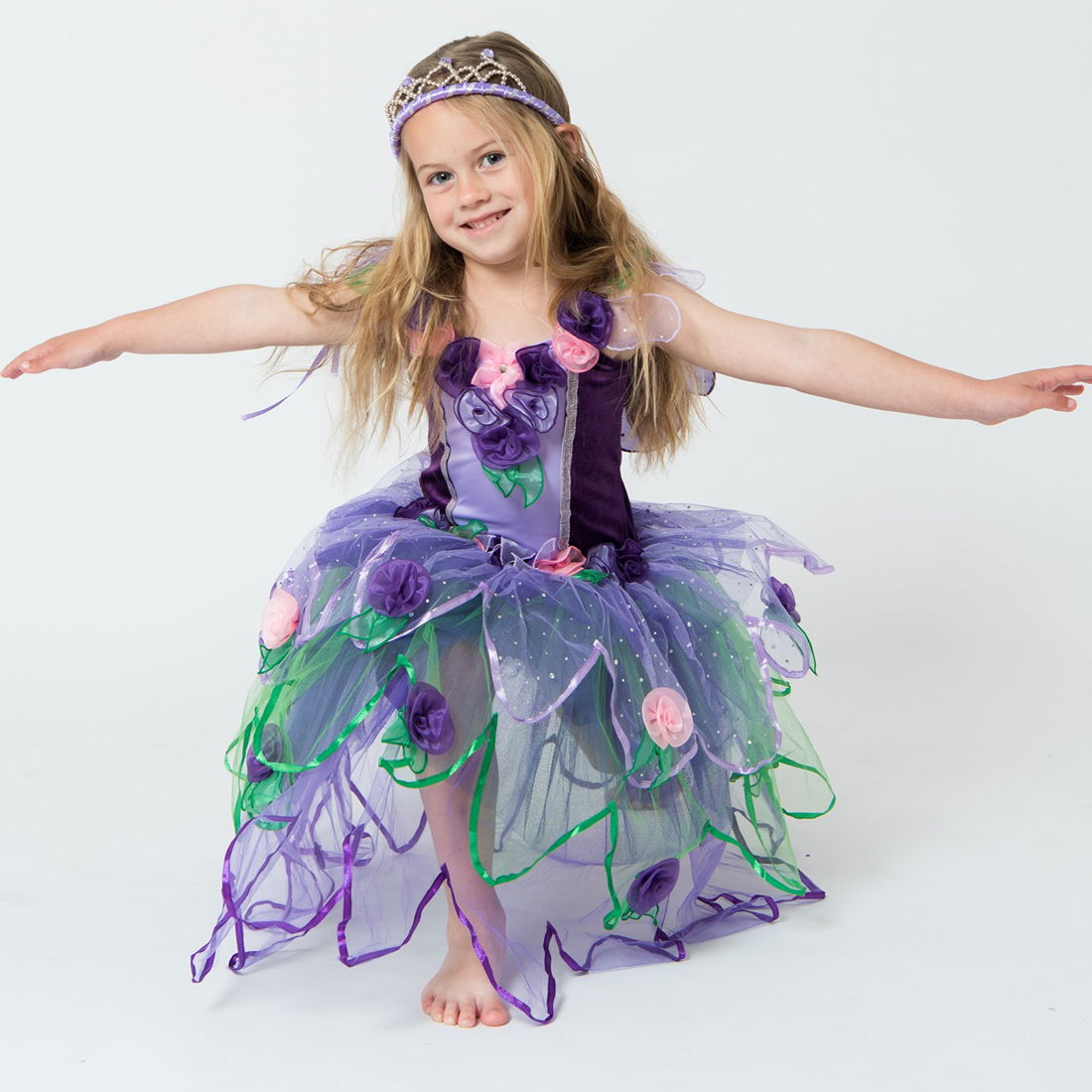 Bloom Fairy Dress in Purple