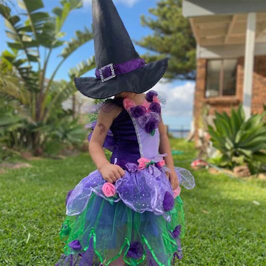 Bloom Fairy Dress in Purple