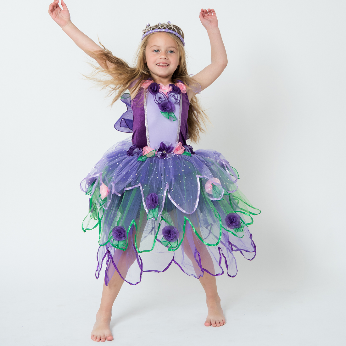 Bloom Fairy Dress in Purple