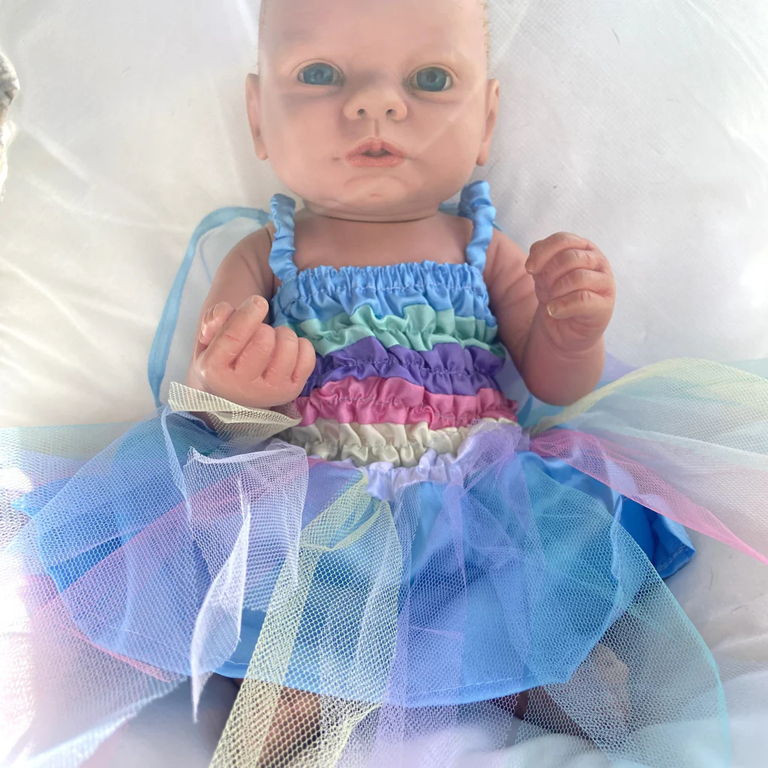 Blue Dolls Fairy Dress with Wings