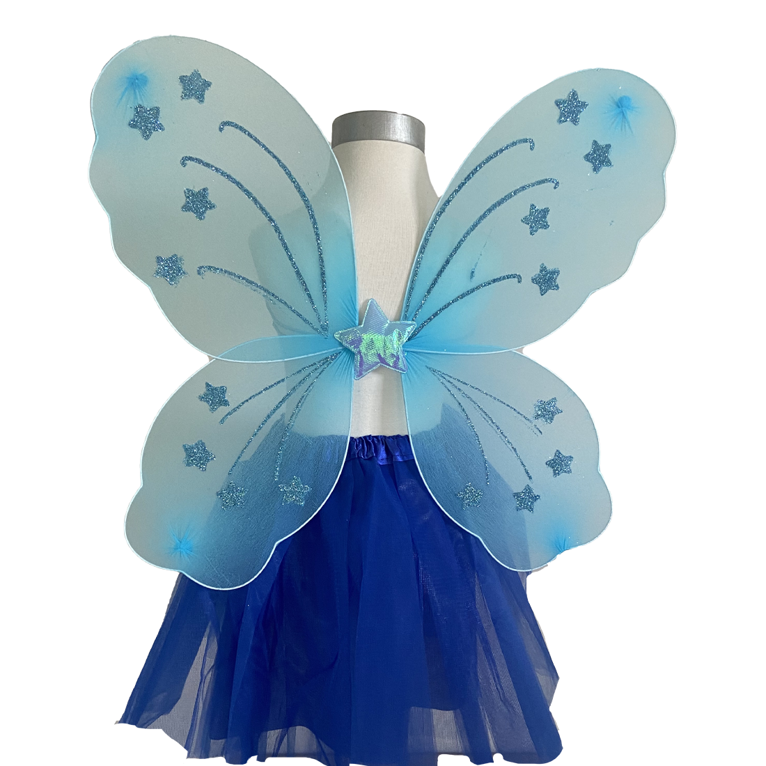 Blue Fairy Tutu and Wing Set