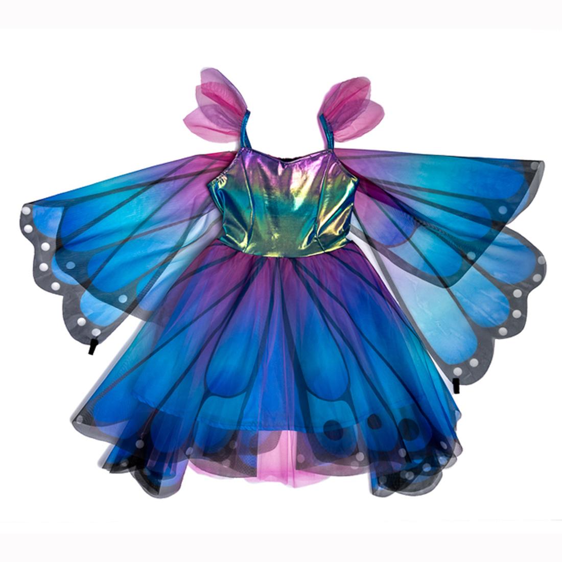 Butterfly Twirl Dress & Wings Size 5-6