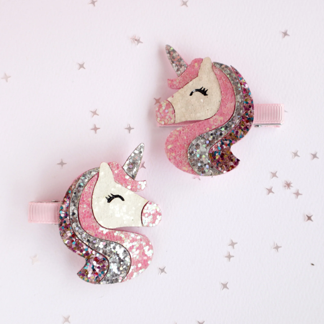 Celestial Unicorn Hair Clips