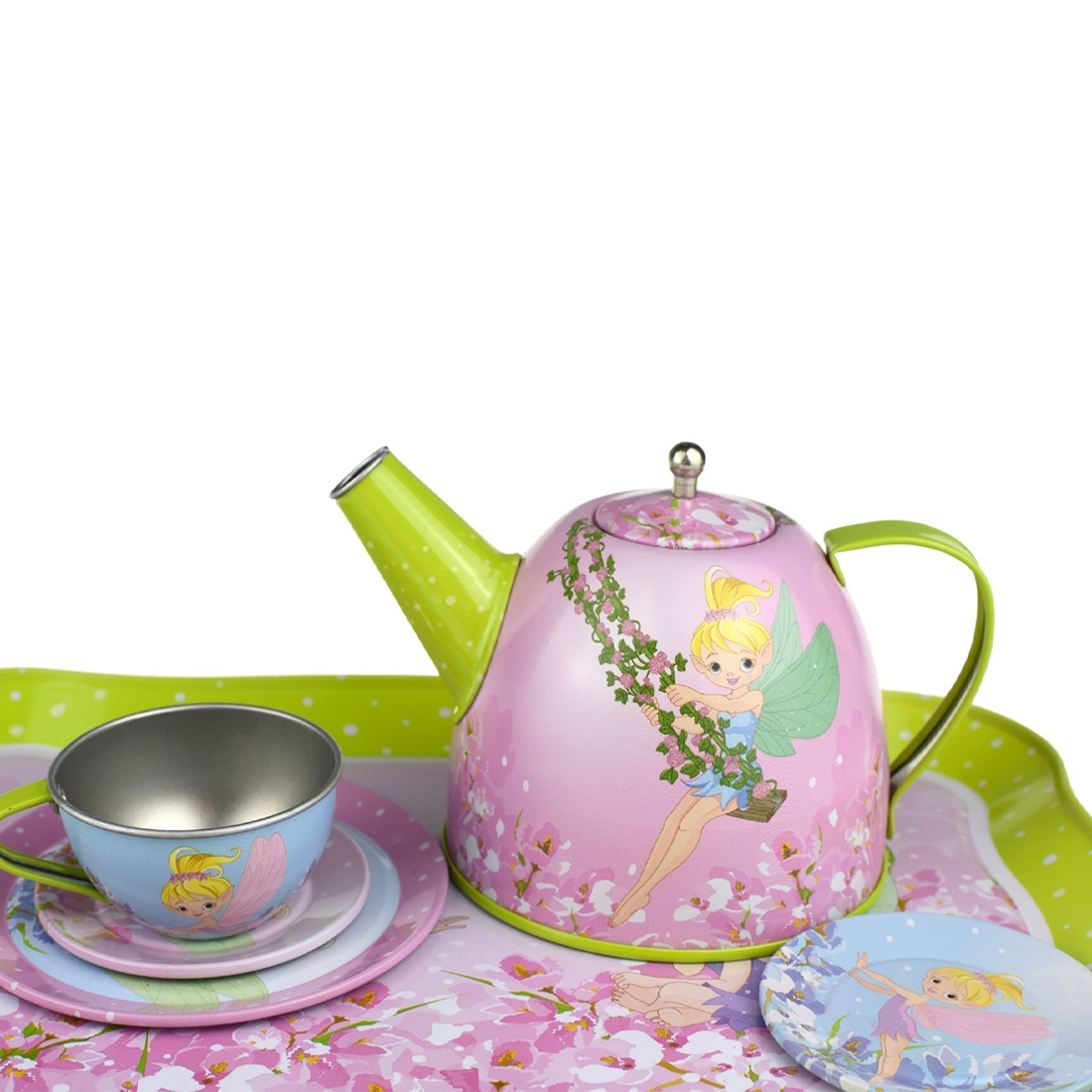 Fairy tin tea set online