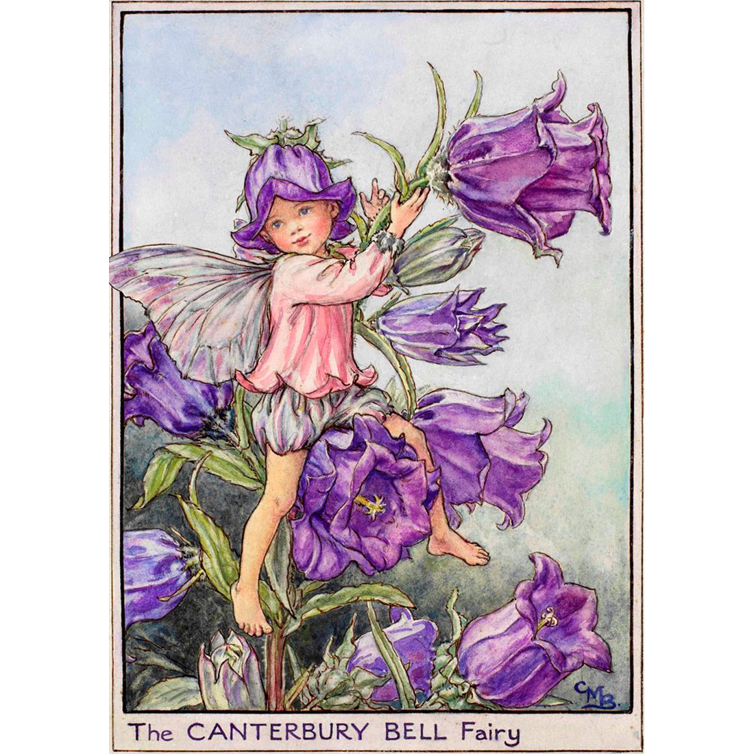 Cicely Mary Barker Canterbury Bell Fairy Flower Fairies Figurine