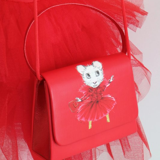 Claris Holiday Heist Fashion Red Handbag