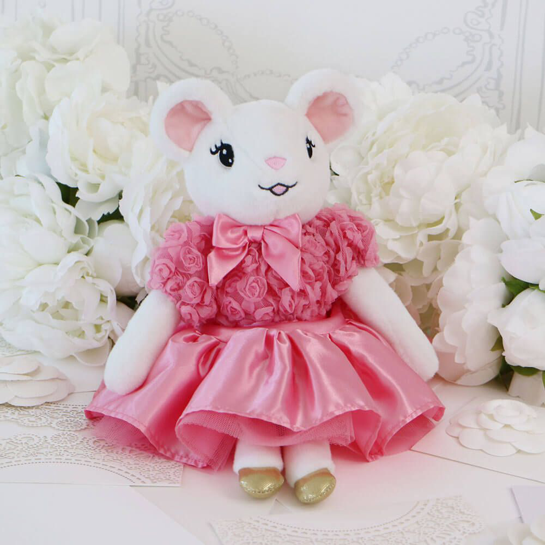 Claris Plush Toy Belle Fleur Rose - Large