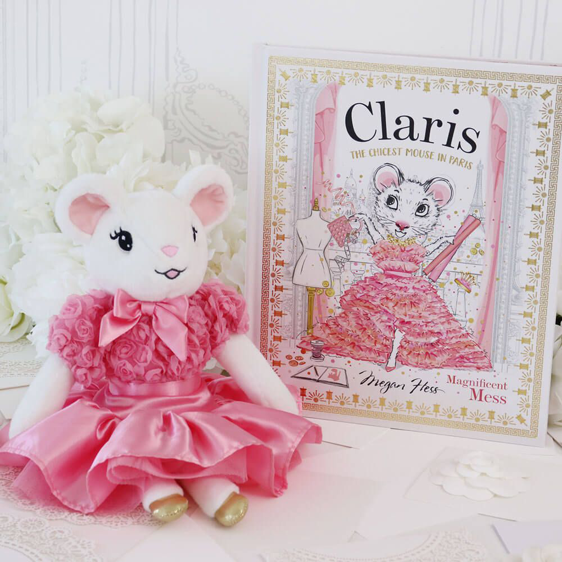 Claris Plush Toy Belle Fleur Rose - Large