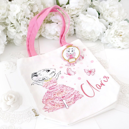 Claris The Chicest Mouse Canvas Book Bag