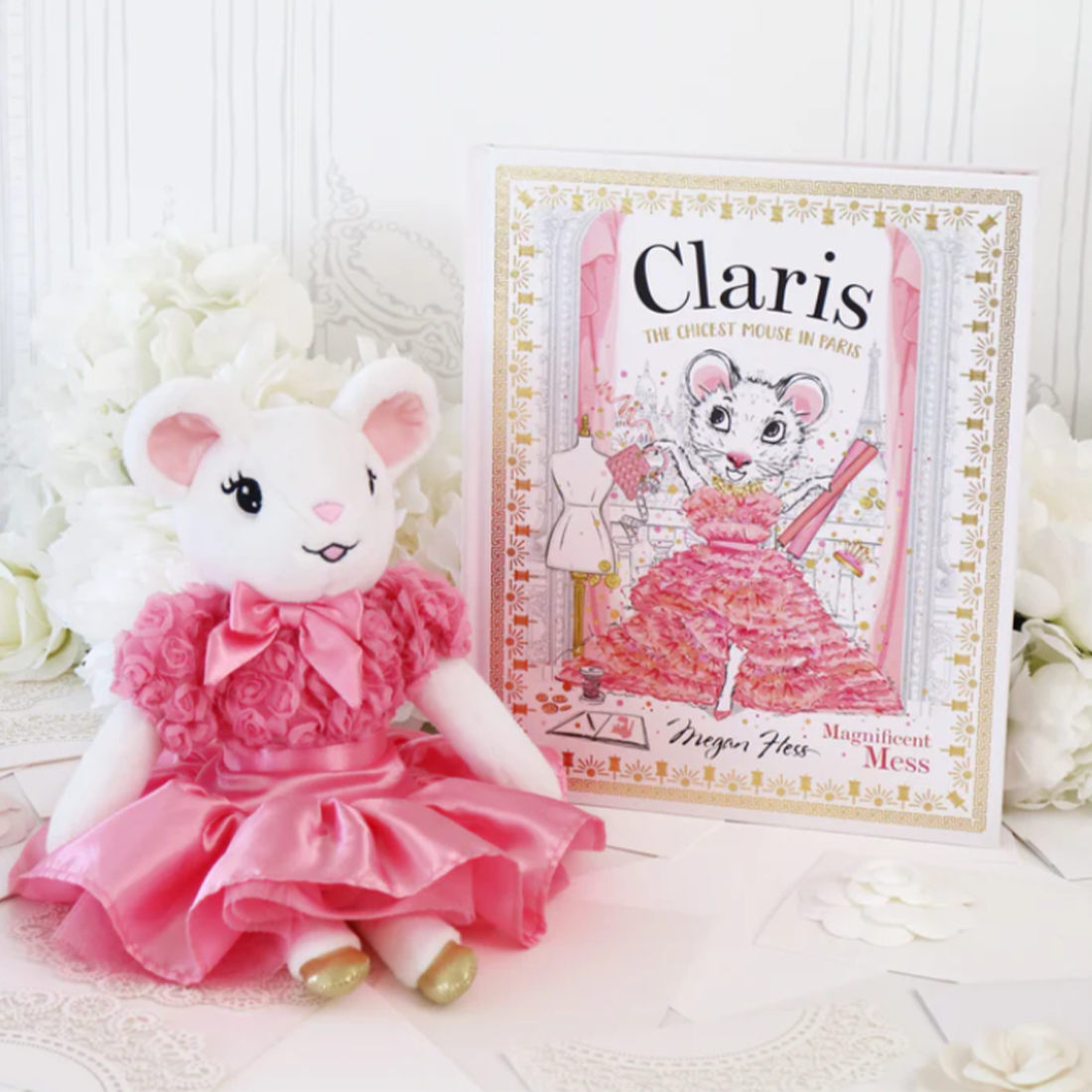 Claris The Chicest Mouse in Paris Hardback Book and Doll Magnificent Mess