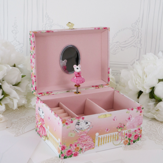 Claris The Chicest Mouse in Paris Musical Jewellery Box