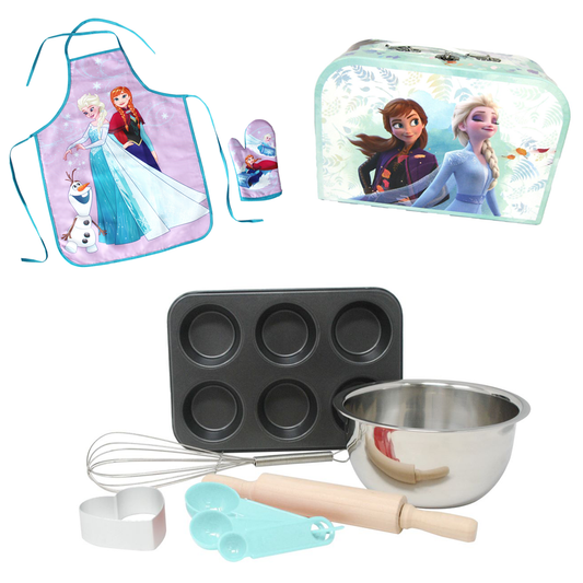 Disney Frozen Kids Baking Set and Apron Gift Set