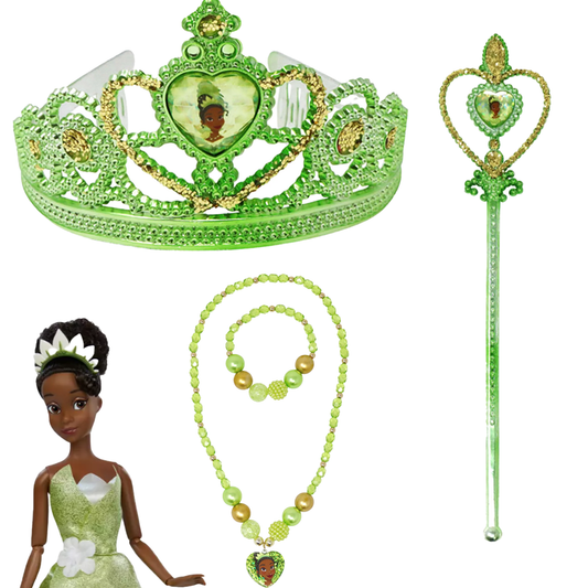 Disney Princess Tiana Dress Up Accessory Bundle