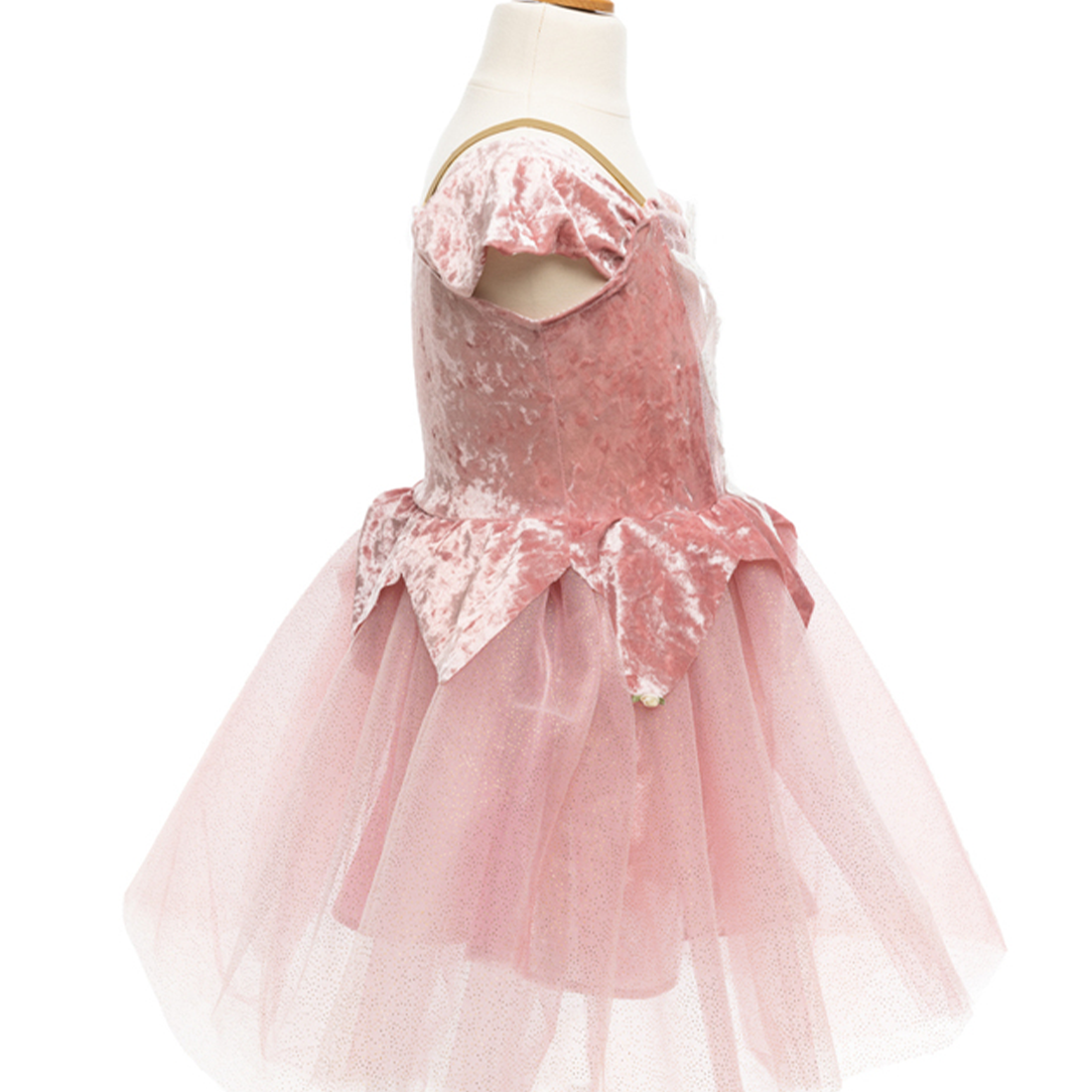 Dusty Rose Holiday Ballerina Dress