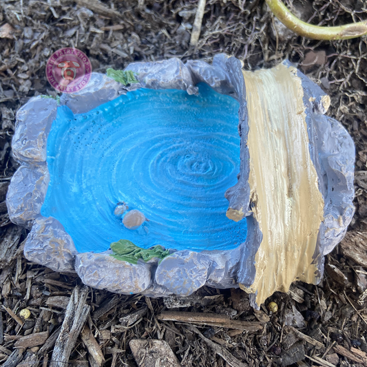 Fairy Garden Pond with Bridge