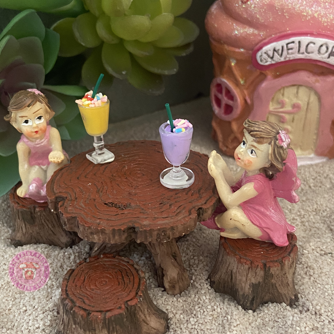 Fairy Garden Summer Ice Cream and Milkshake Set