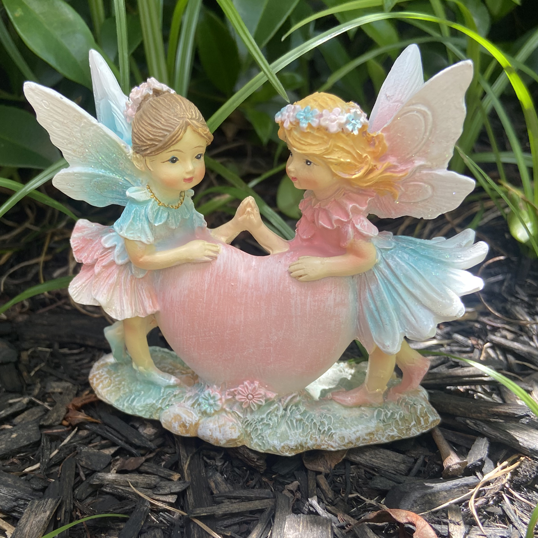 Friend Fairies Holding Hands Figurine