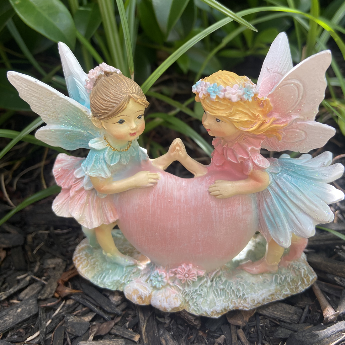 Friend Fairies Holding Hands Figurine