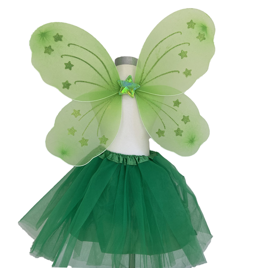 Green Fairy Tutu and Wing Set