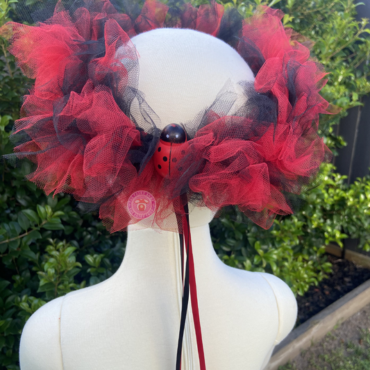 Handmade Ladybug Garland Head Crown Halo