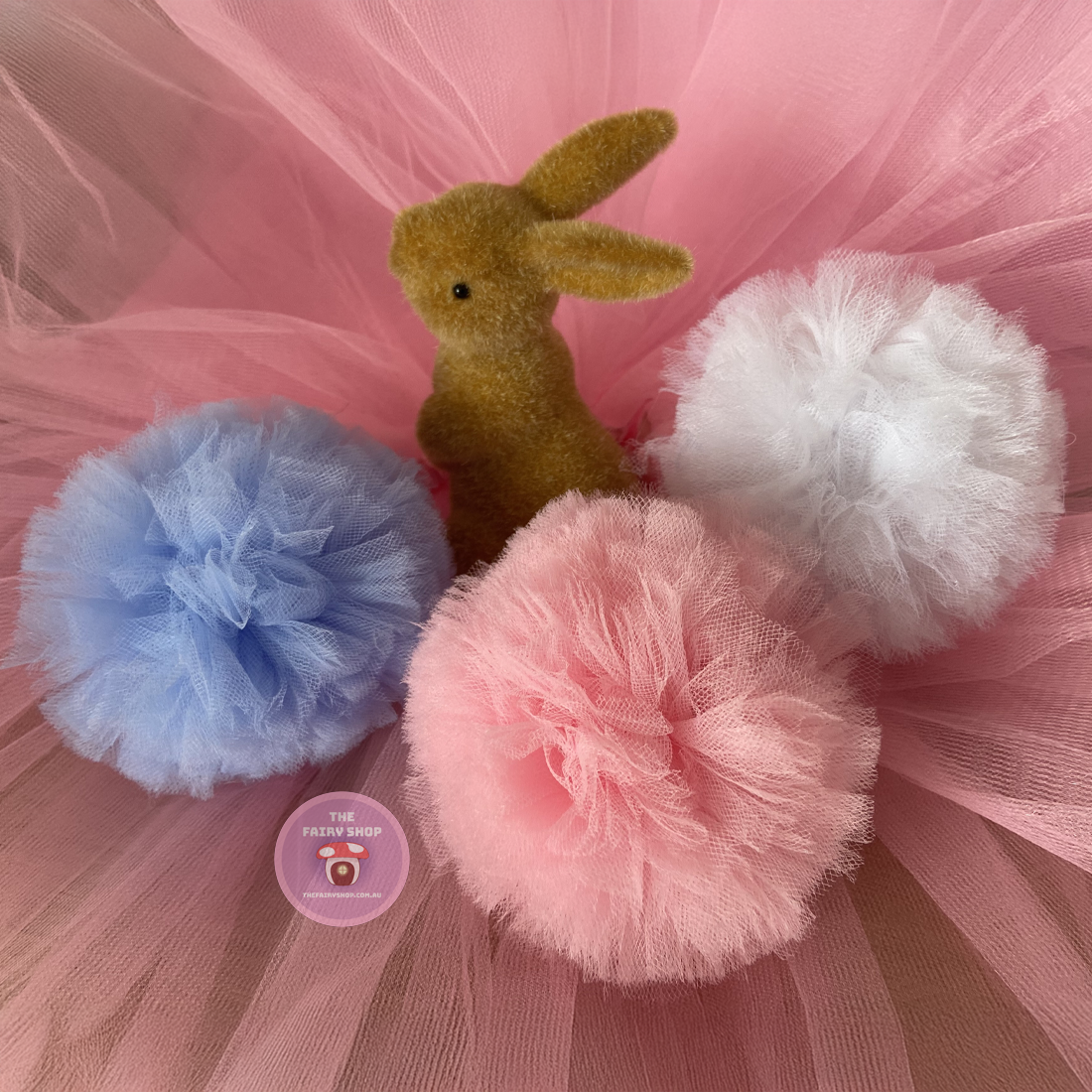 Large Tulle Bunny Tail