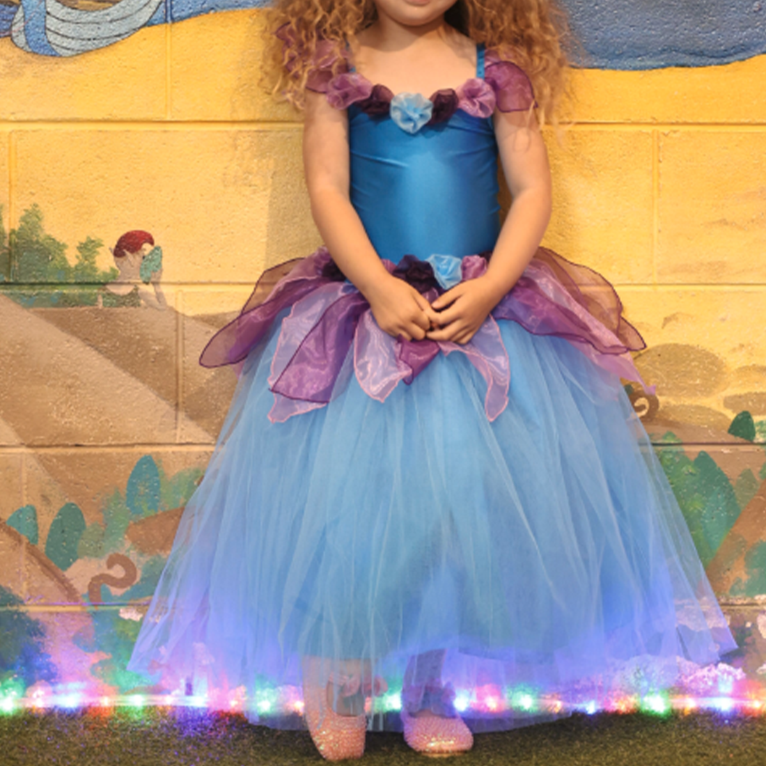 Leila Fairy Dress in Azure