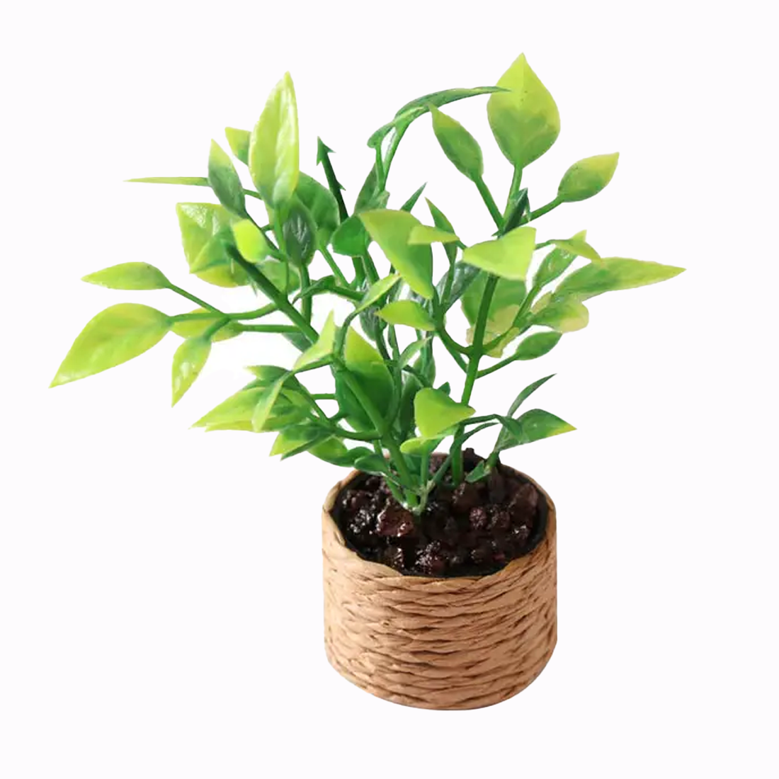 Mini Artificial Green Tree in Pot