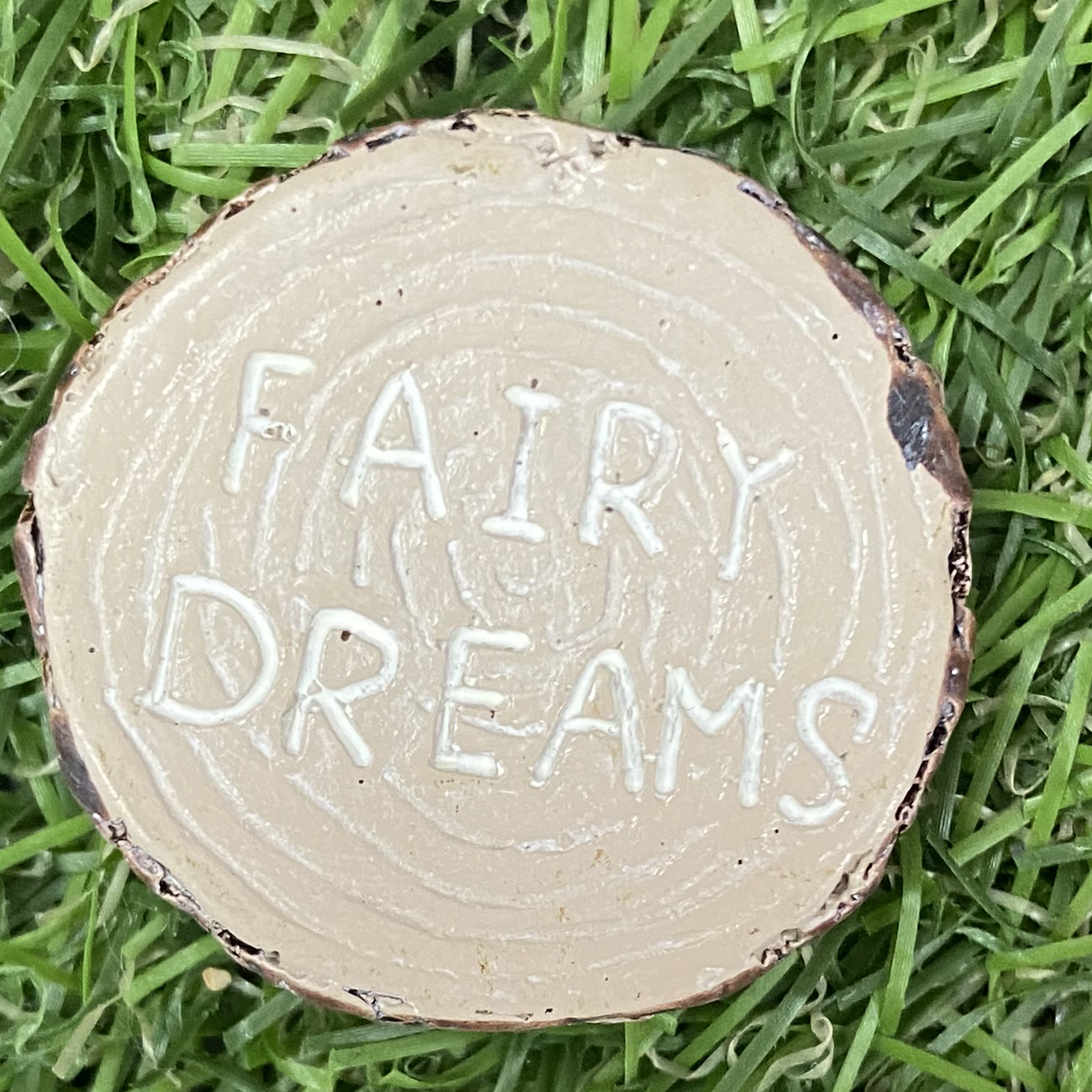 Miniature Fairy Stepping Stone with Wording