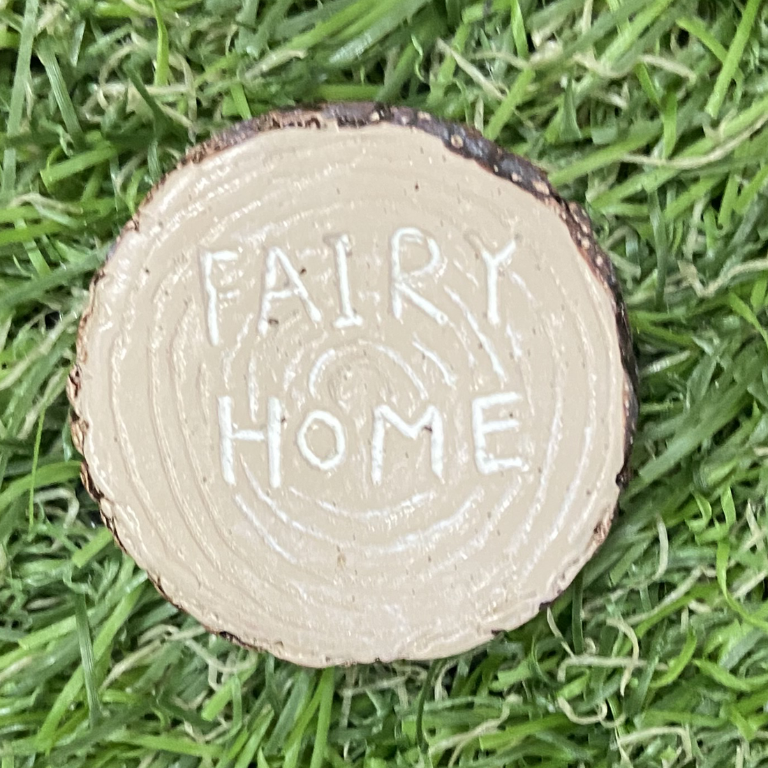 Miniature Fairy Stepping Stone with Wording