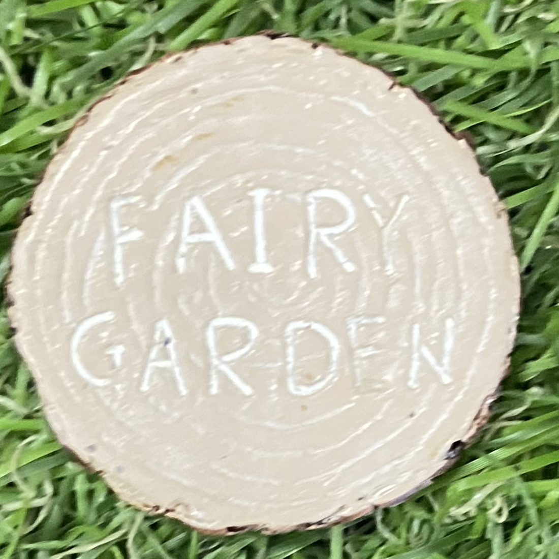 Miniature Fairy Stepping Stone with Wording