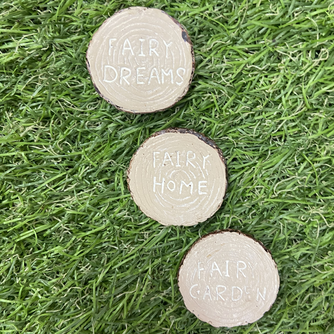 Miniature Fairy Stepping Stone with Wording