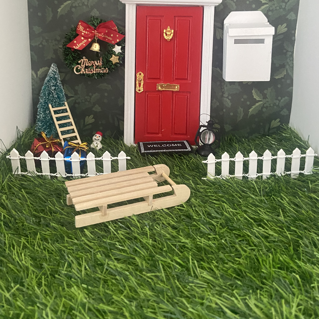 Miniature White Fairy Garden Fence