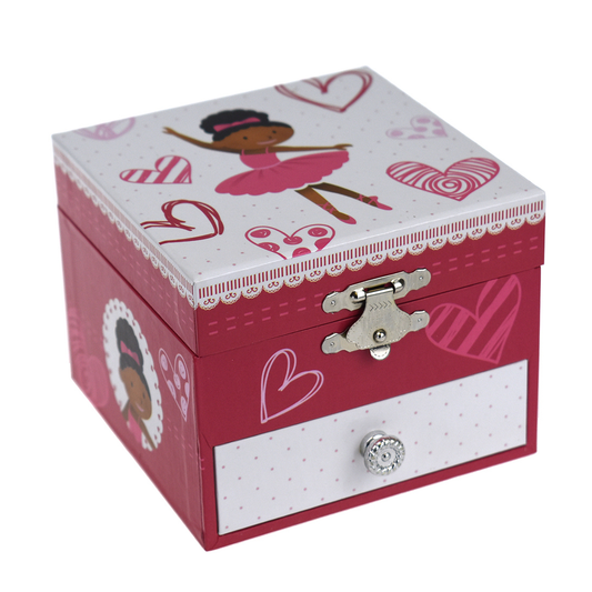 Misty Ballerina Square Music Box