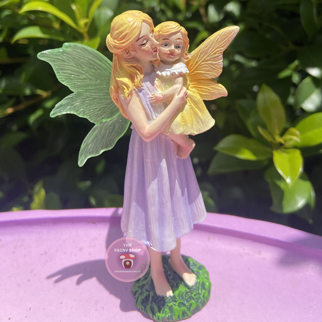 Mother and Baby Fairy Figurine