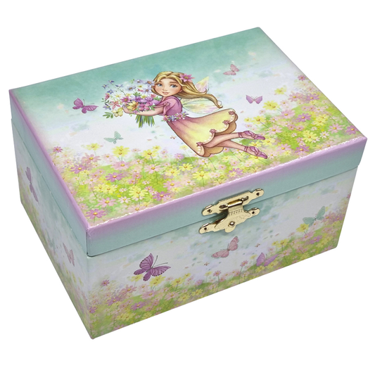 Musical Jewellery Box Spring Fairy