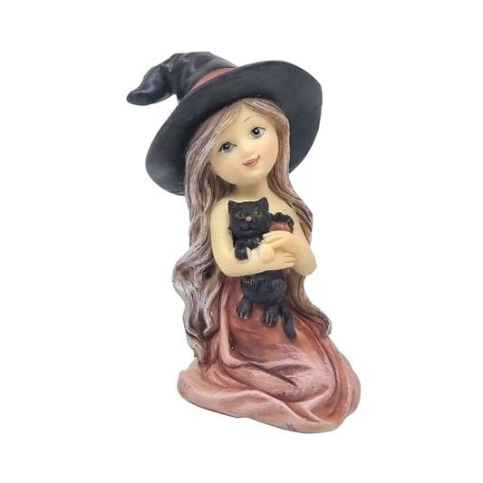 Mystic Kneeling Witch Figurine