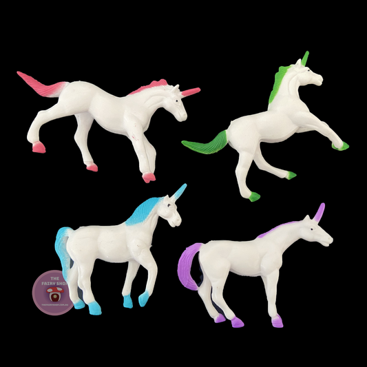 Packet of 8 Unicorn Figurines Party Favours