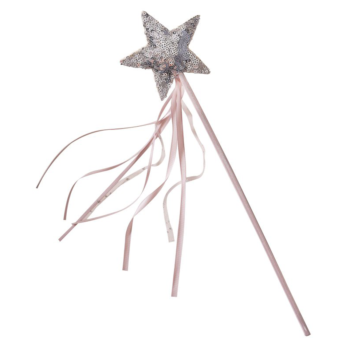 Pink and silver Star Fairy Wand