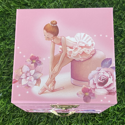 Pink Ballerina Music Box