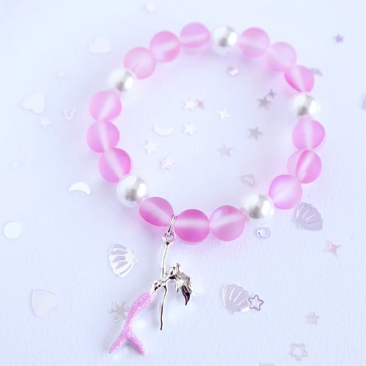 Pink Mermaid’s Song Elastic Bracelet