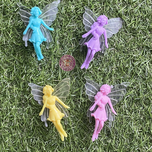 Plastic Fairies Pack of 4